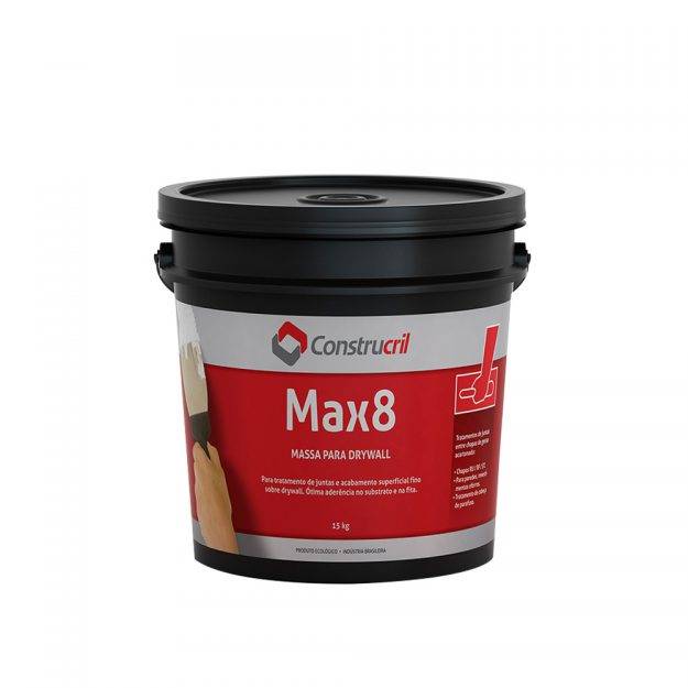 Imagem-Massa para Drywall Max8 – Balde c/15 kg (un)
